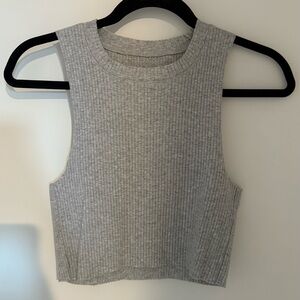 AERIE RIBBED HALTER TANK